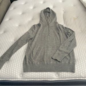 All Saints l GREY l Large l Mens l light hoodie 100% merino